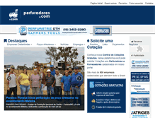 Tablet Screenshot of perfuradores.com.br